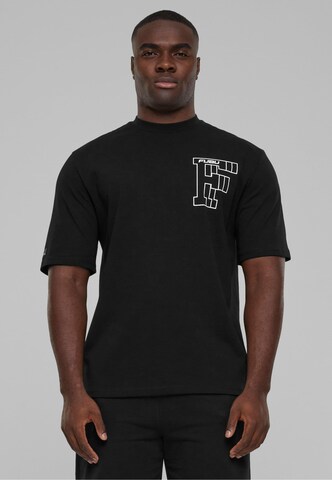 T-Shirt FUBU en noir : devant