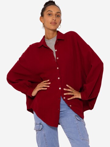 SASSYCLASSY Bluse in Rot