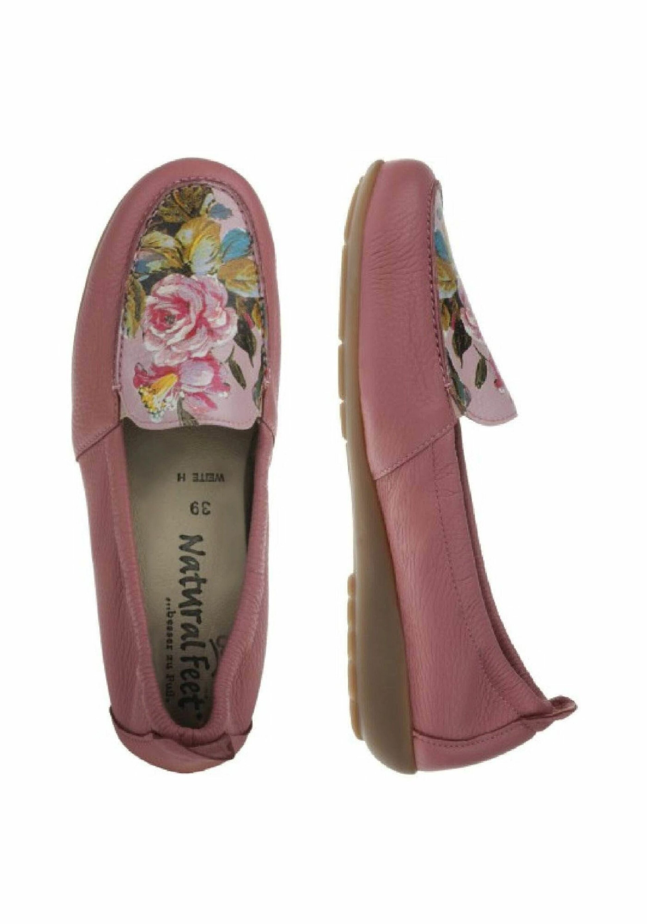 Natural Feet Moccasins 'Marina' in Pink