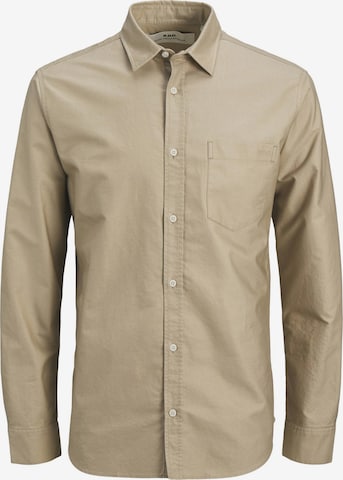 Chemise 'RDDLESNER' R.D.D. ROYAL DENIM DIVISION en beige : devant