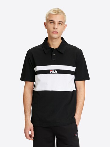FILA - Camiseta en negro: frente