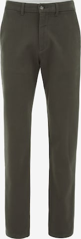 WE FashionSlimfit Chino hlače - zelena boja: prednji dio