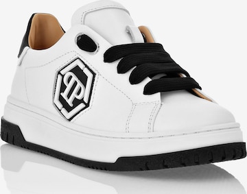Philipp Plein Sneakers in Wit: voorkant