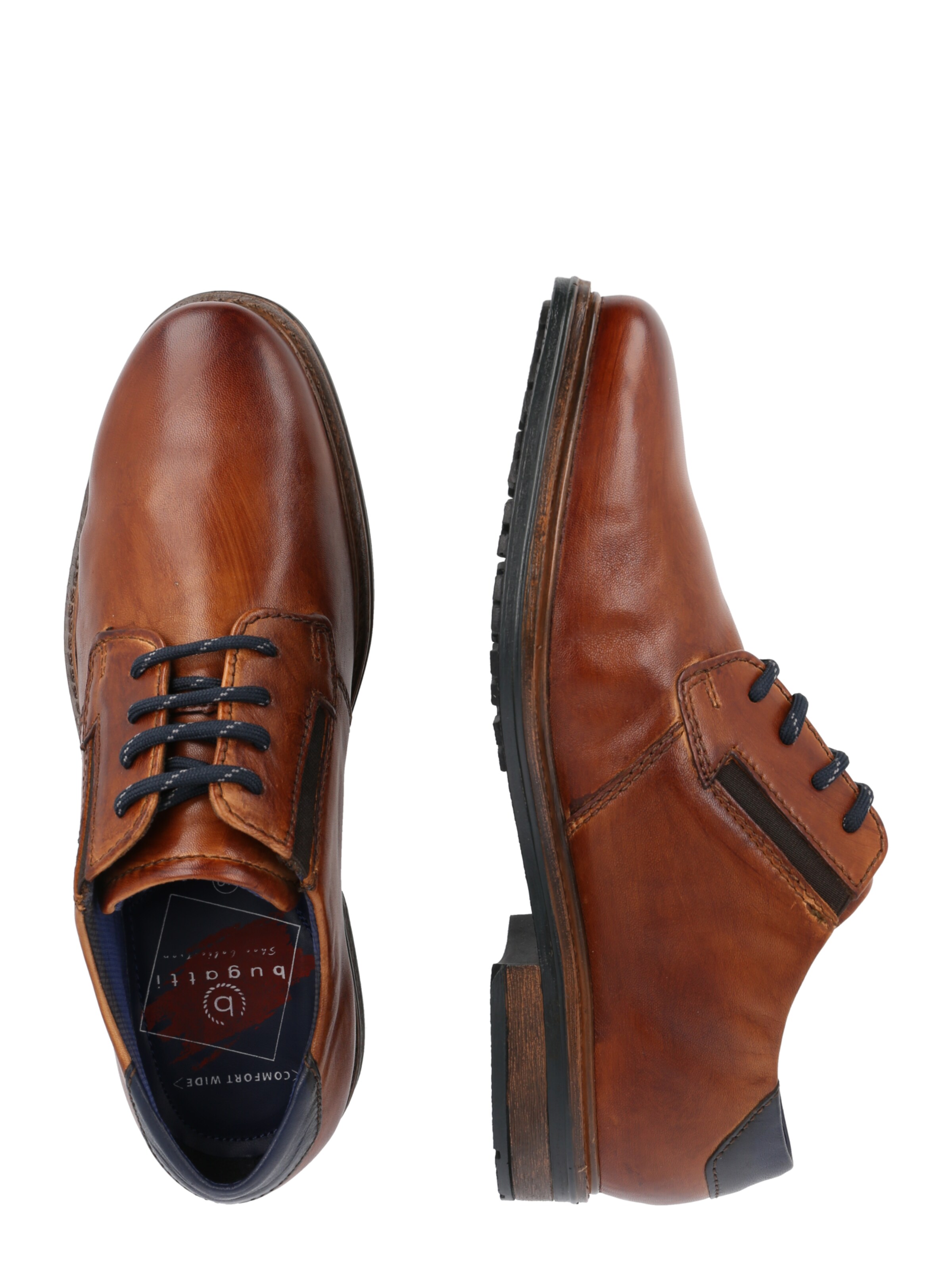 bugatti Schnürschuh in Braun