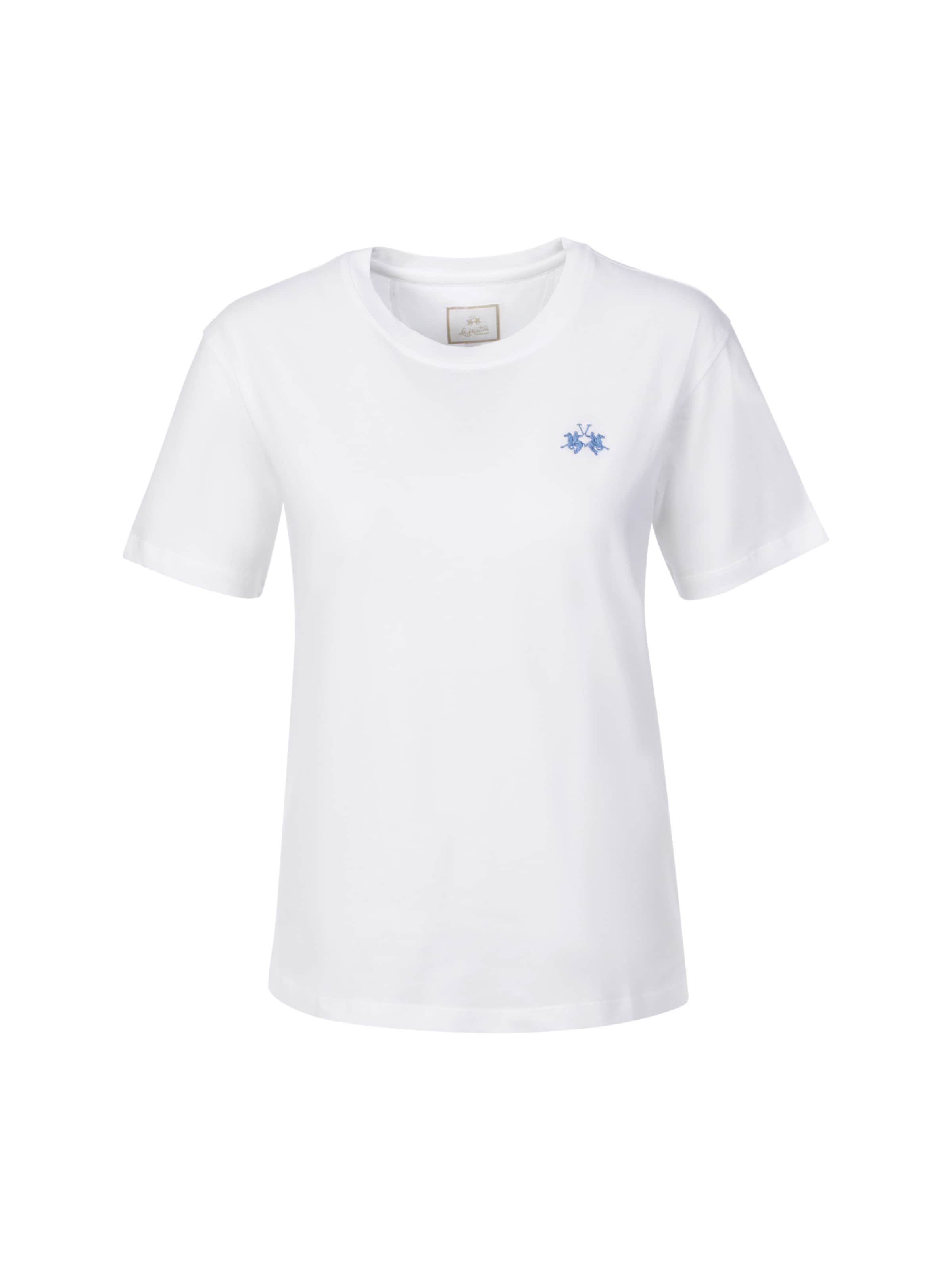 La Martina Performance Shirt in White: front