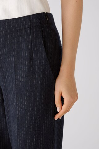 OUI Flared Pleated Pants in Blue