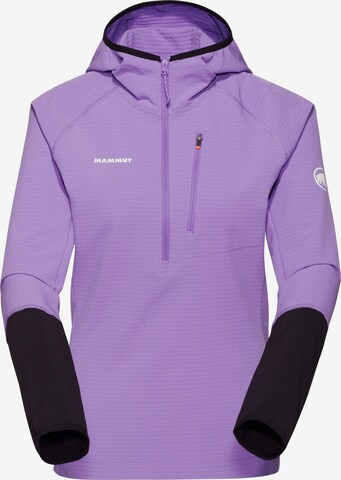 MAMMUT Sportsweatshirt ‘Madris’ in Lila: Vorderseite