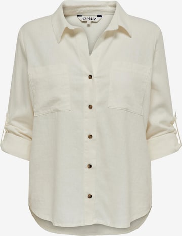 ONLY Bluzka 'YASMIN-CARO' w kolorze biały: przód