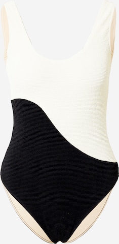 Underprotection Bustier Badpak 'YRSA' in Zwart: voorkant