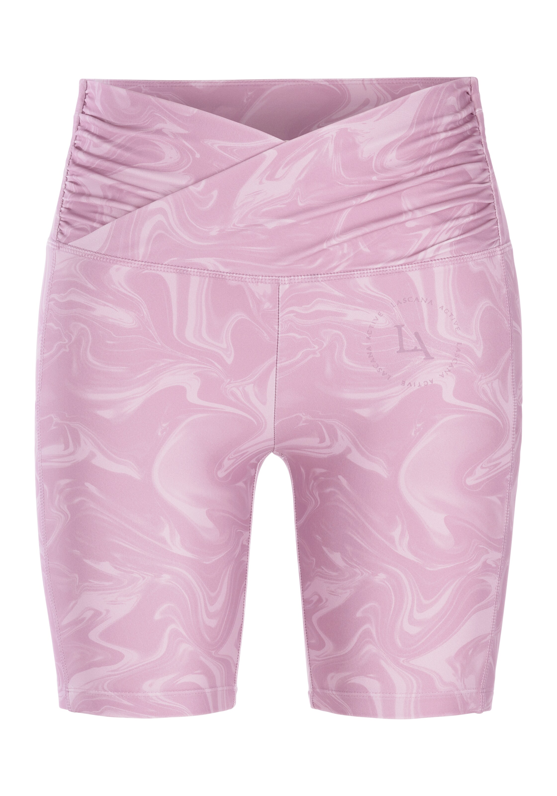 LASCANA ACTIVE Skinny Sportshorts in Pink: Vorderseite