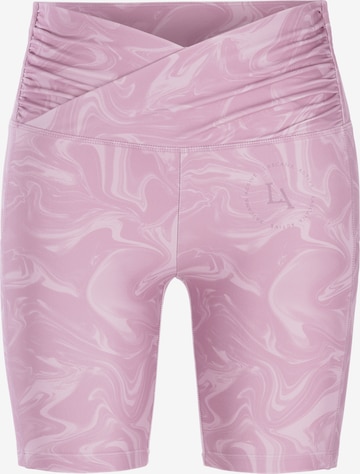 LASCANA ACTIVE Skinny Sporthose in Pink: predná strana
