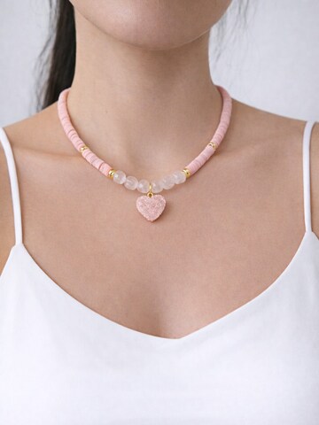 Secret Stones Necklace 'Lovers Dream' in Pink