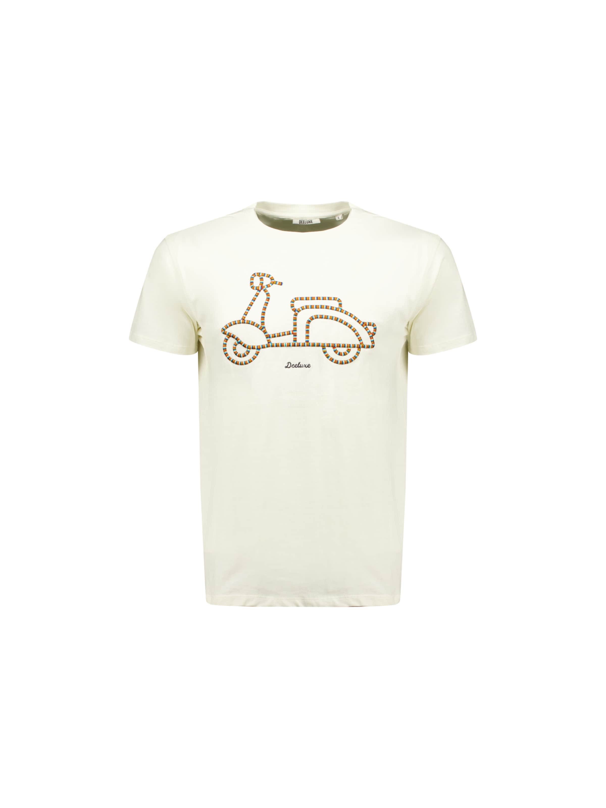 T-Shirt 'Motoreta' Deeluxe en blanc : devant