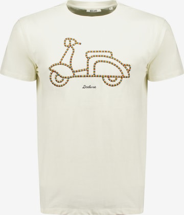 T-Shirt 'Motoreta' Deeluxe en blanc : devant