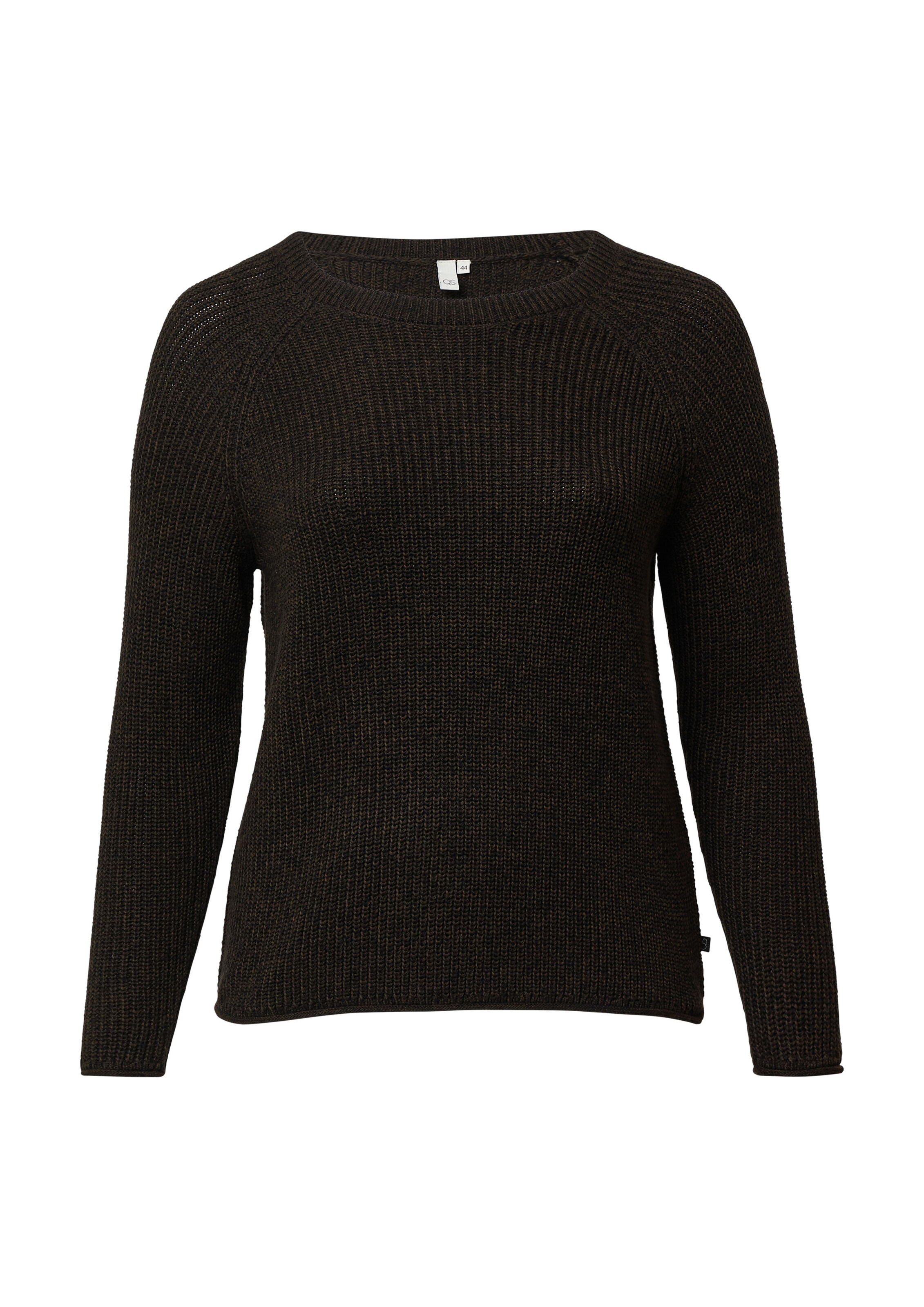 Pull-over QS en marron : devant