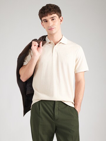 Hackett London Poloshirt 'Mercerised Marl' in Beige: Vorderseite