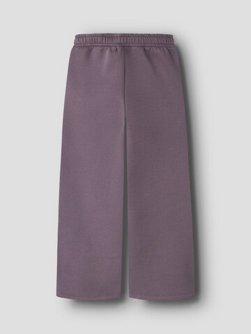 NAME IT - Pierna ancha Pantalón en lila