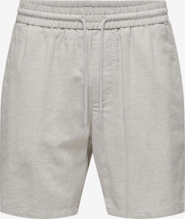 Only & Sons Broek 'ONSTel' in Wit: voorkant