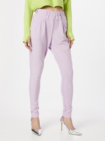 Skinny Pantalon à pince 'Jillian' Kaffe en violet : devant