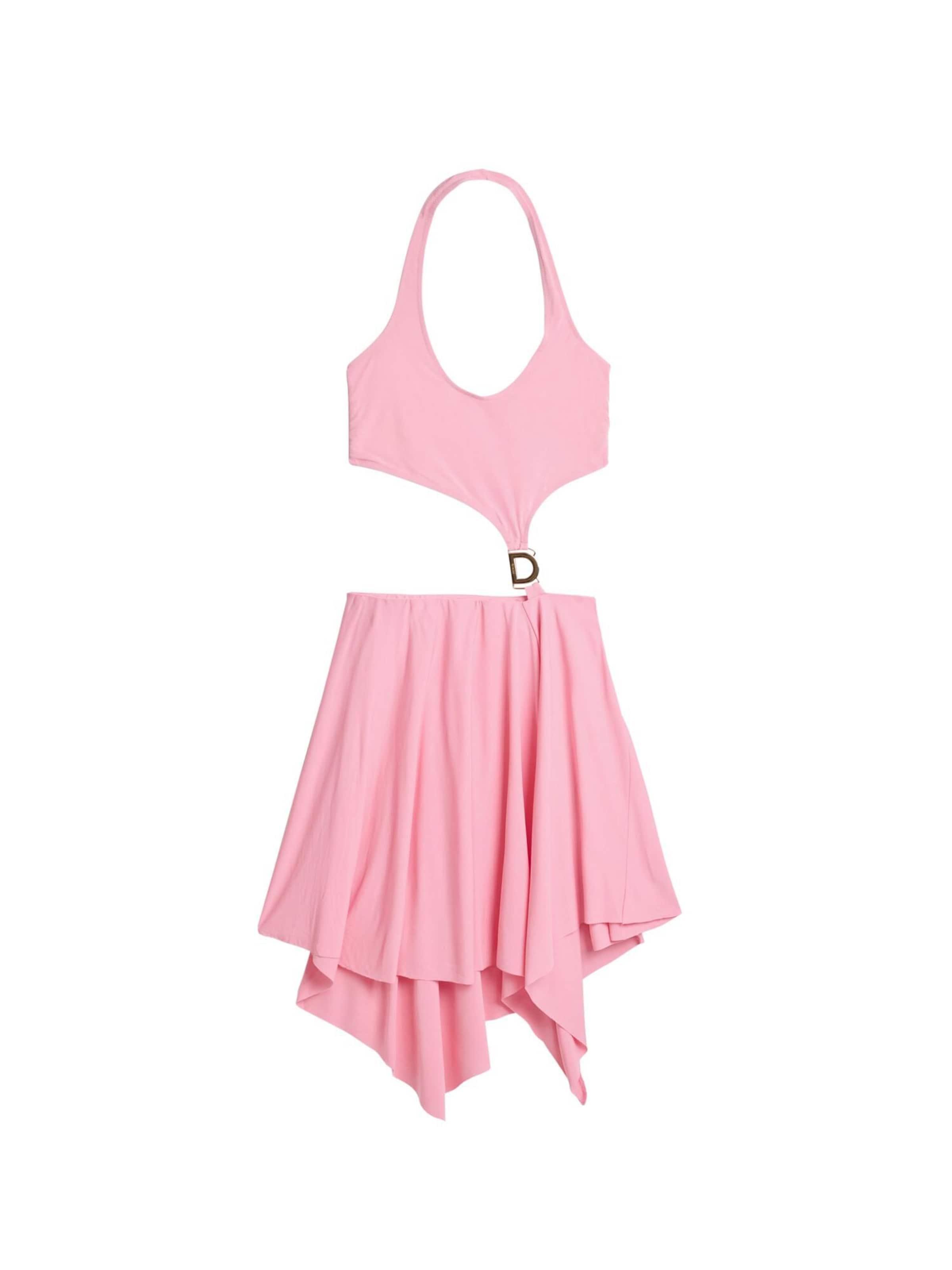 Desigual - Vestido en rosa: frente