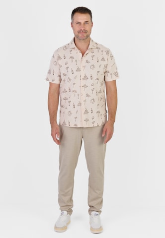Kleinigkeit Regularny krój Koszula w kolorze beżowy
