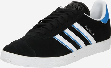 ADIDAS ORIGINALS - Sapatilhas baixas 'Gazelle' em preto: frente