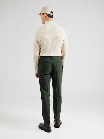 SELECTED HOMME Regular Pleated Pants 'SLHLeroy' in Green