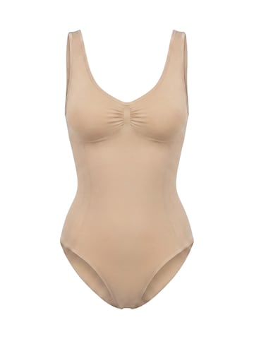 SNOCKS Shapingbody in Beige: voorkant