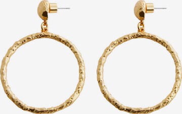 Boucles d'oreilles 'PHOEBE' MANGO en or : devant