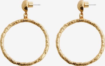 Boucles d'oreilles 'PHOEBE' MANGO en or : devant