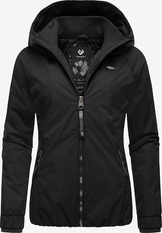 Ragwear Outdoor Jacket 'Dizzie' in Black: front