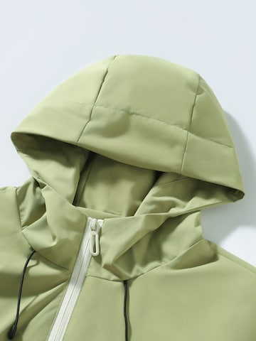 YOUTHUP Athletic Jacket 'Kombi' in Green