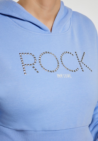 Sweat-shirt myMo ROCKS en bleu