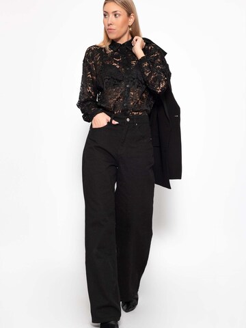 SASSYCLASSY Bluse‌‌‌‌ in Schwarz
