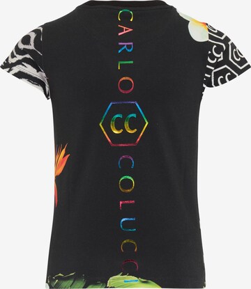 T-Shirt 'Cirolini' Carlo Colucci en noir