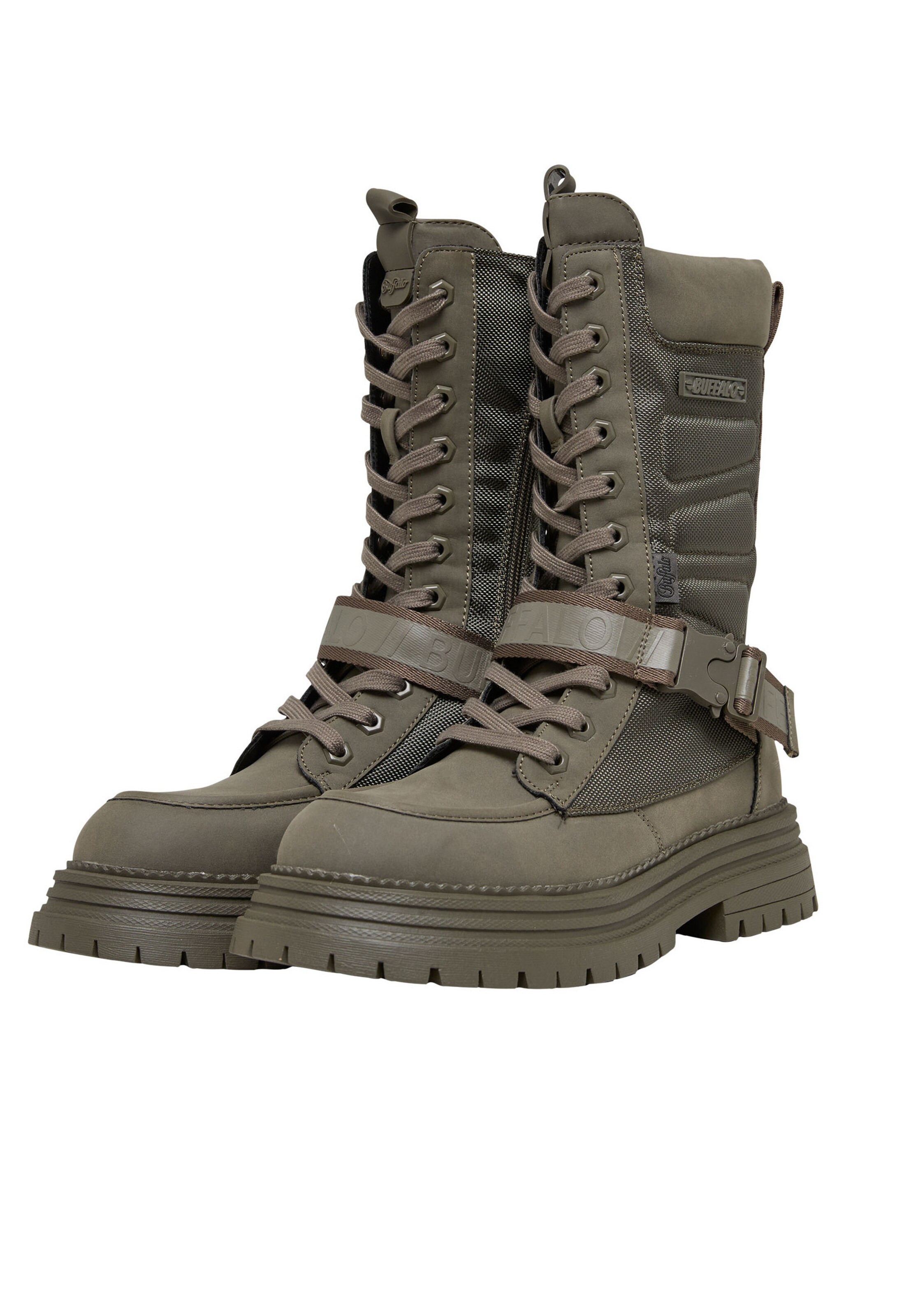 Bottes à lacets 'Lennox' BUFFALO en vert