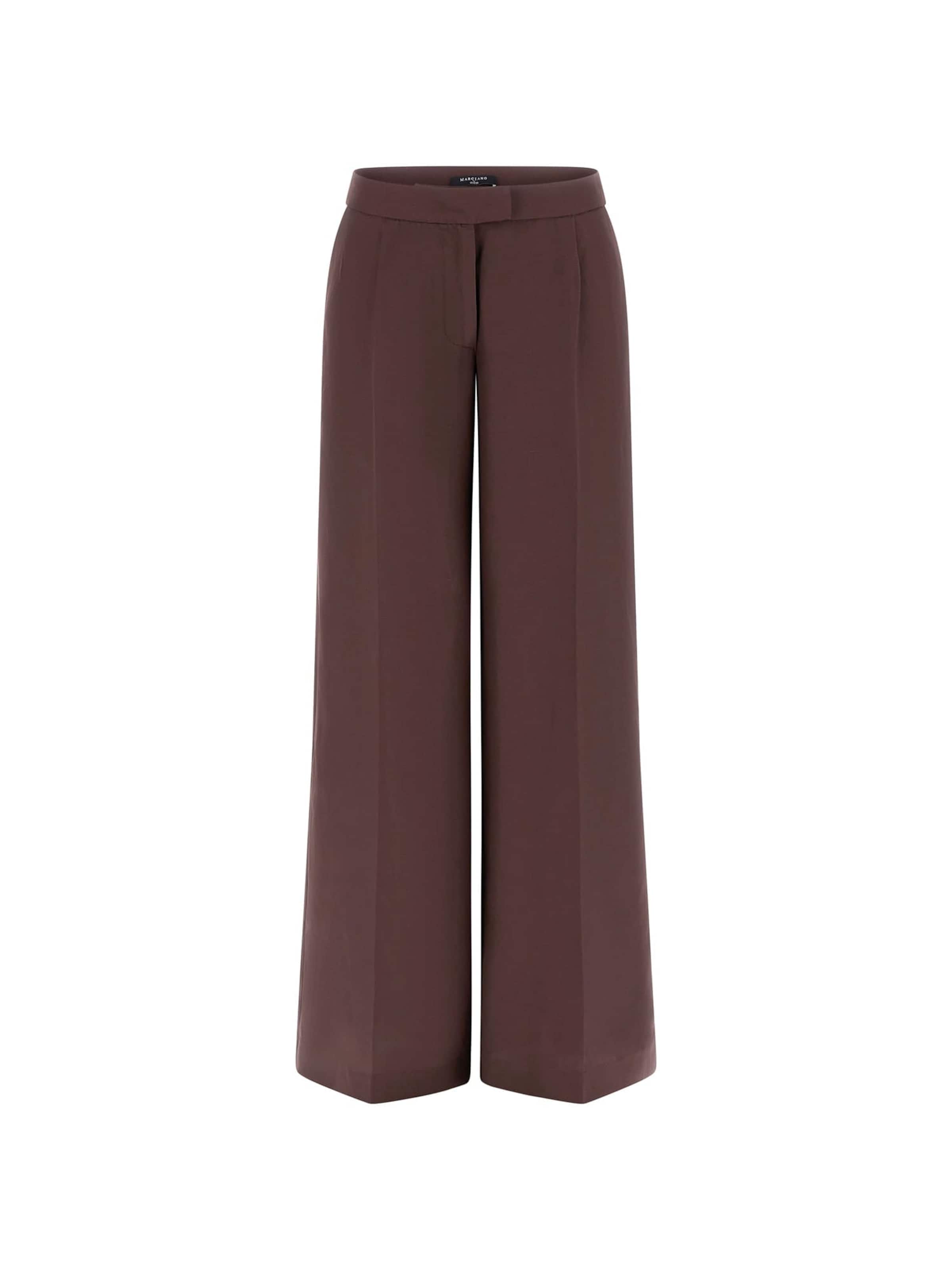 MARCIANO LOS ANGELES Loose fit Pants in Brown: front