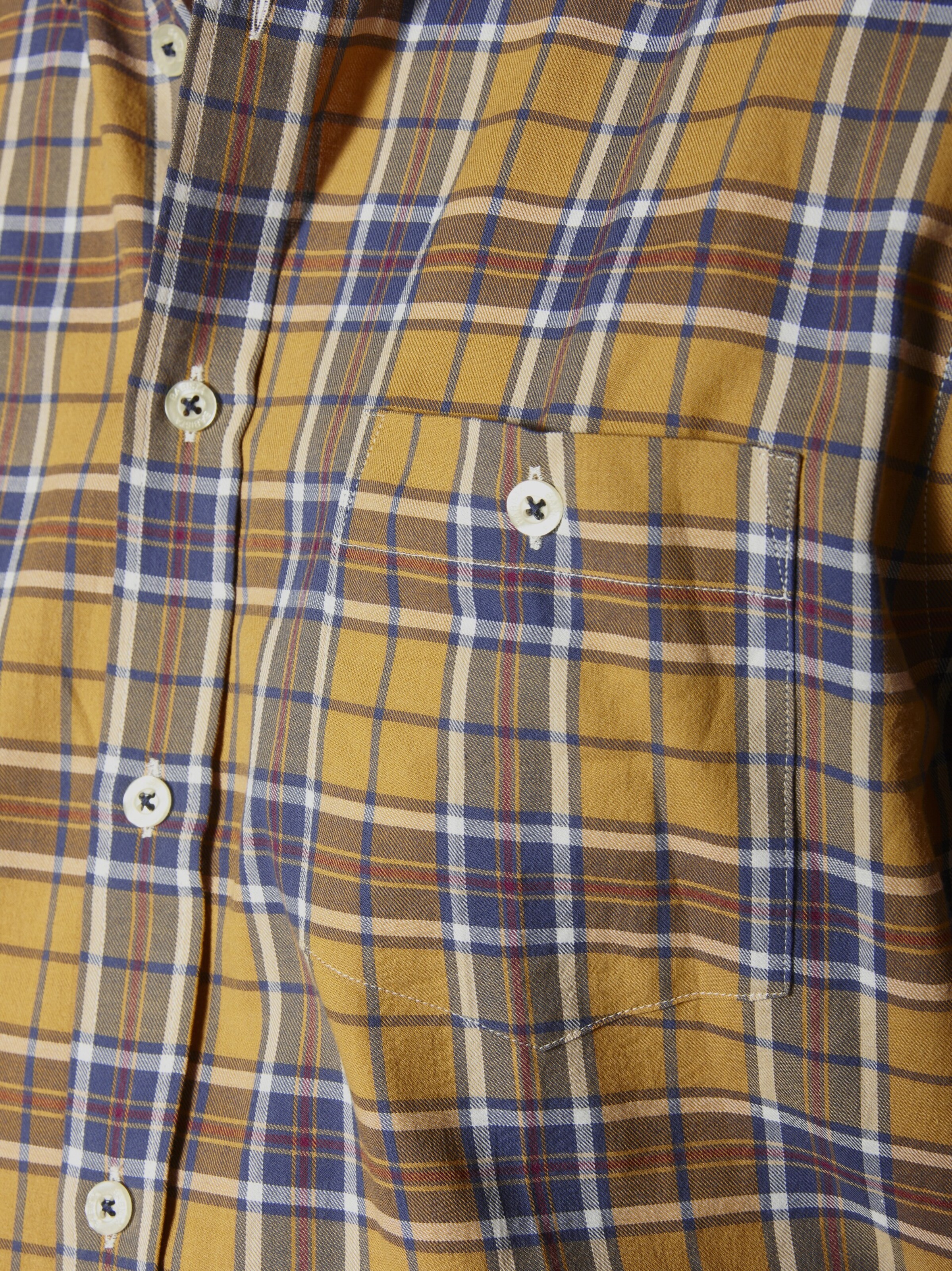 BABISTA Regular fit Button Up Shirt 'Clemelti' in Yellow