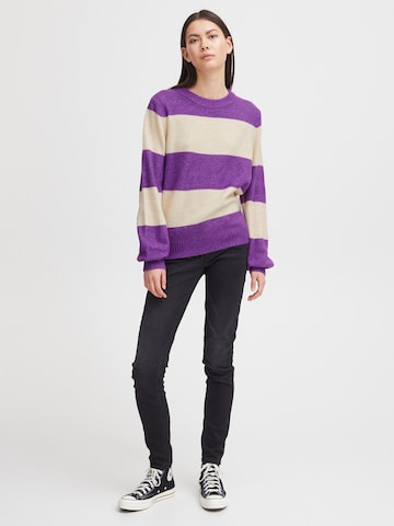 ICHI Sweater 'Eden' in Purple