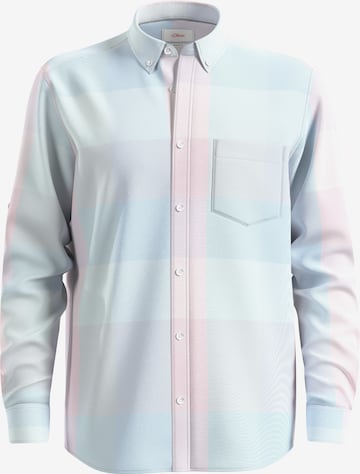 s.Oliver Regular fit Overhemd in Roze: voorkant