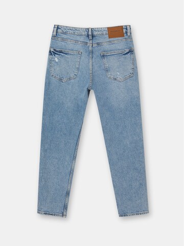 Pull&Bear Slimfit Jeans i blå