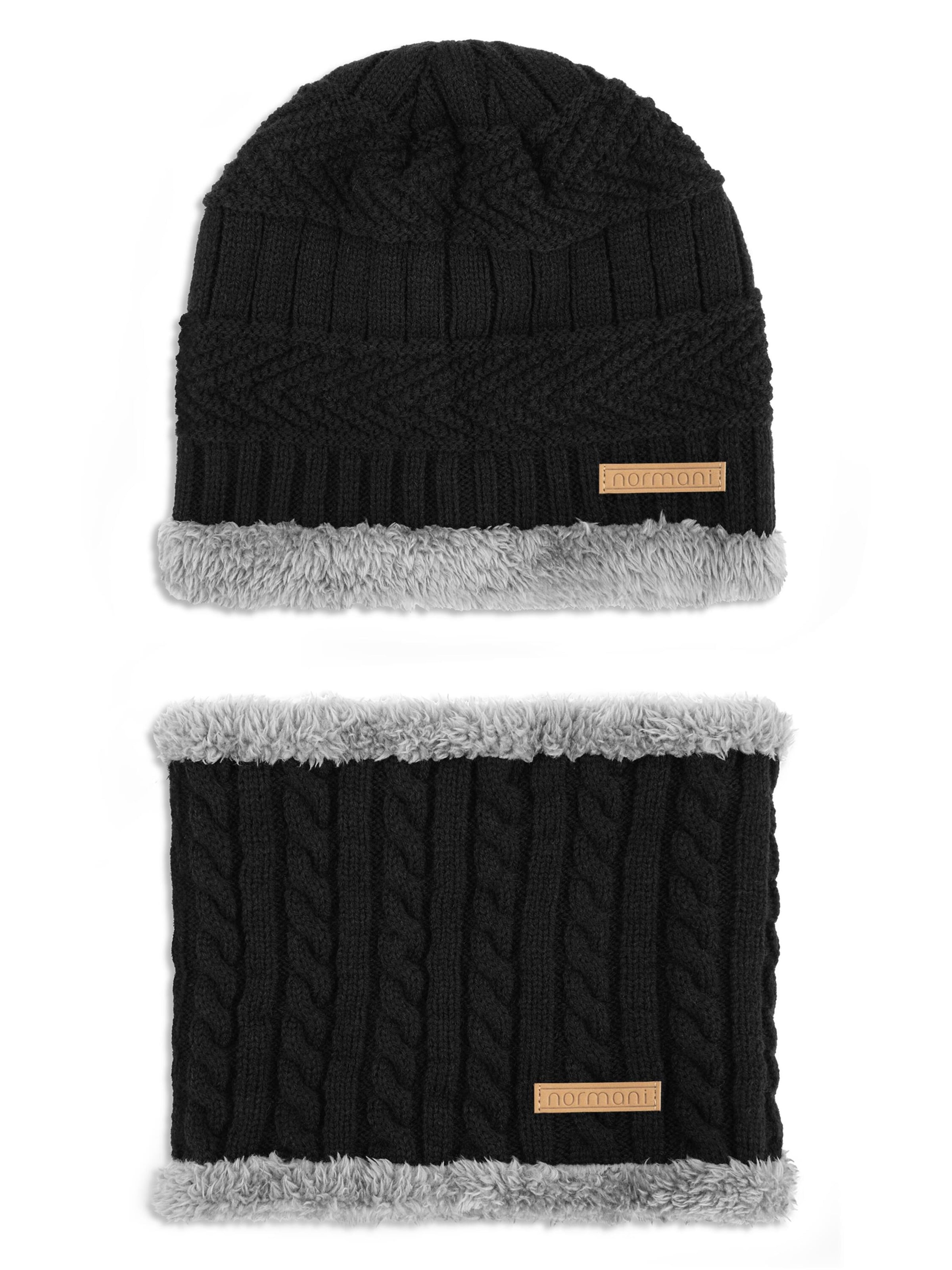 normani Set 'Kebili' in Schwarz: Vorderseite