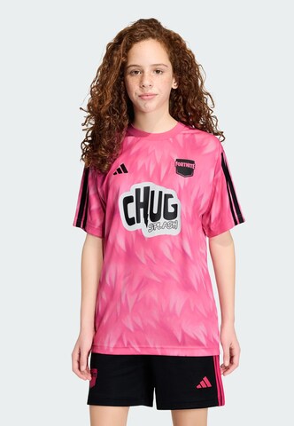 ADIDAS SPORTSWEAR Functioneel shirt 'Adidas x Fortnite Cuddle Team Leader' in Roze: voorkant