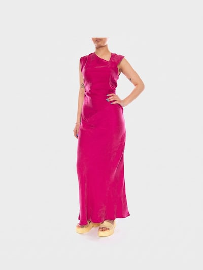 wild pony Kjole 'ASYMMETRIC LONG DRESS' i 34 i lyserød, Produktvisning