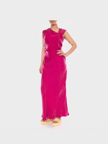 wild pony Kjole 'ASYMMETRIC LONG DRESS' i pink: forside