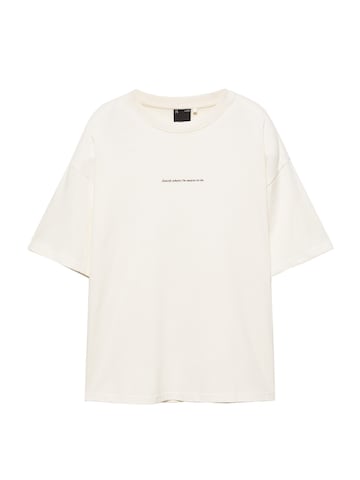 Pull&Bear T-Shirt in Beige: Vorderseite