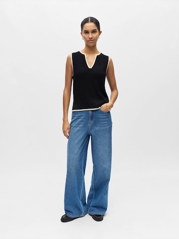 OBJECT Πλεκτό τοπ 'OBJViva' σε μαύρο