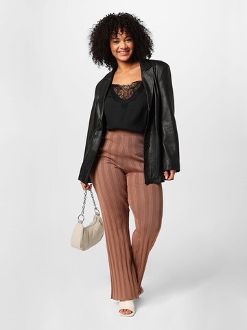 Cotton On Curve Regular Pants in Brown