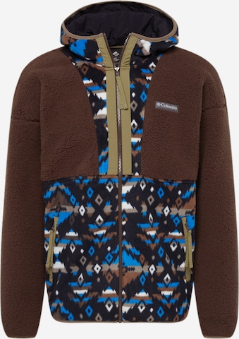 COLUMBIATehnička flis jakna - smeđa boja: prednji dio