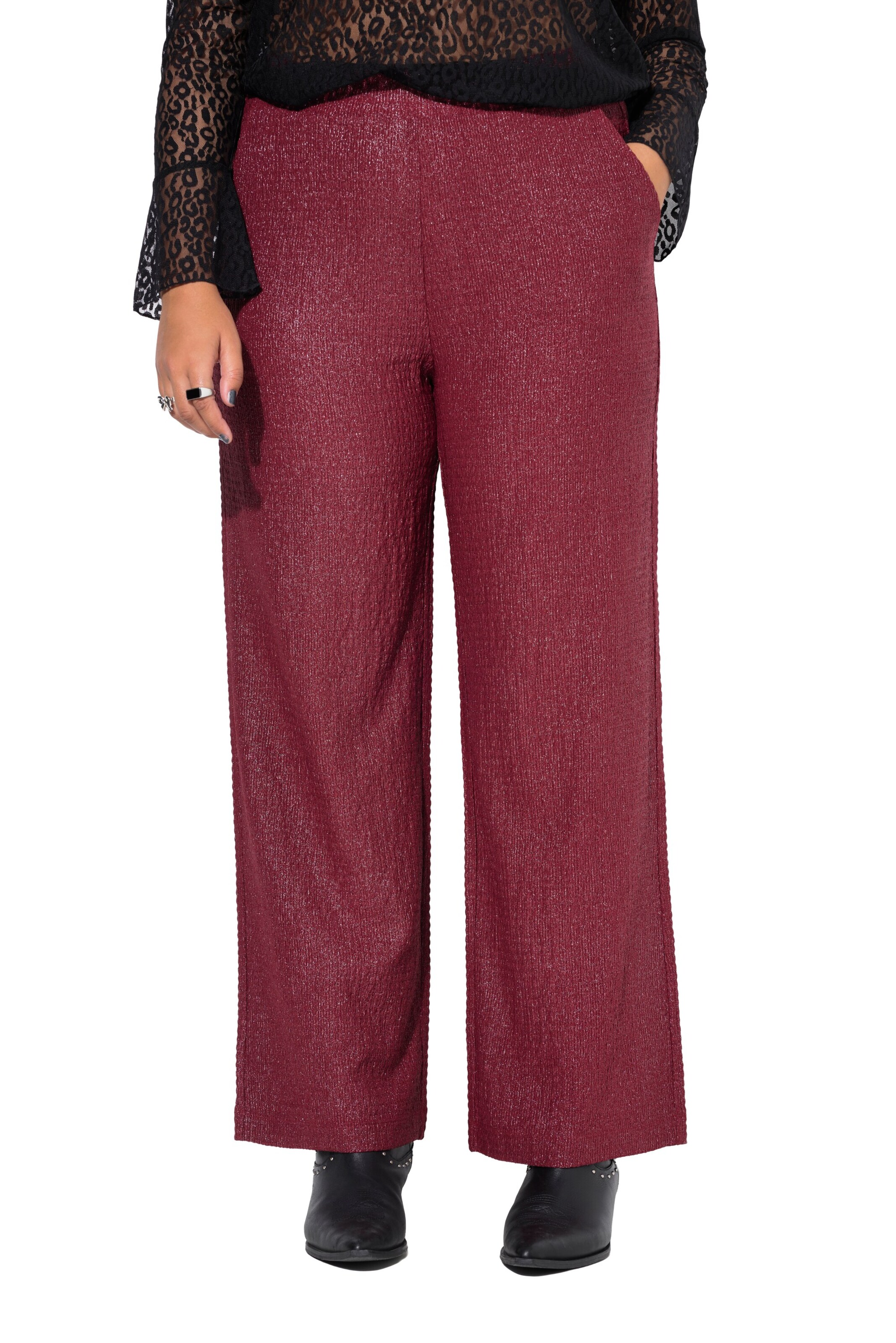 Studio Untold Regular Broek in Rood: voorkant